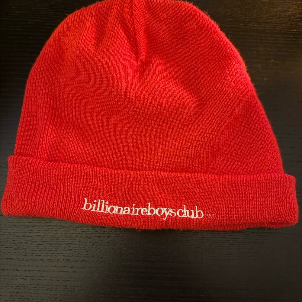 Billionaire Boys Club Bold Red Knit Hat
